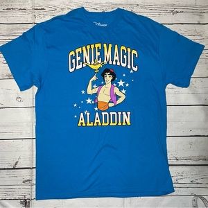 Disney Mens Classic Aladdin Tee Shirt - Aladdin Graphic T-Shirt